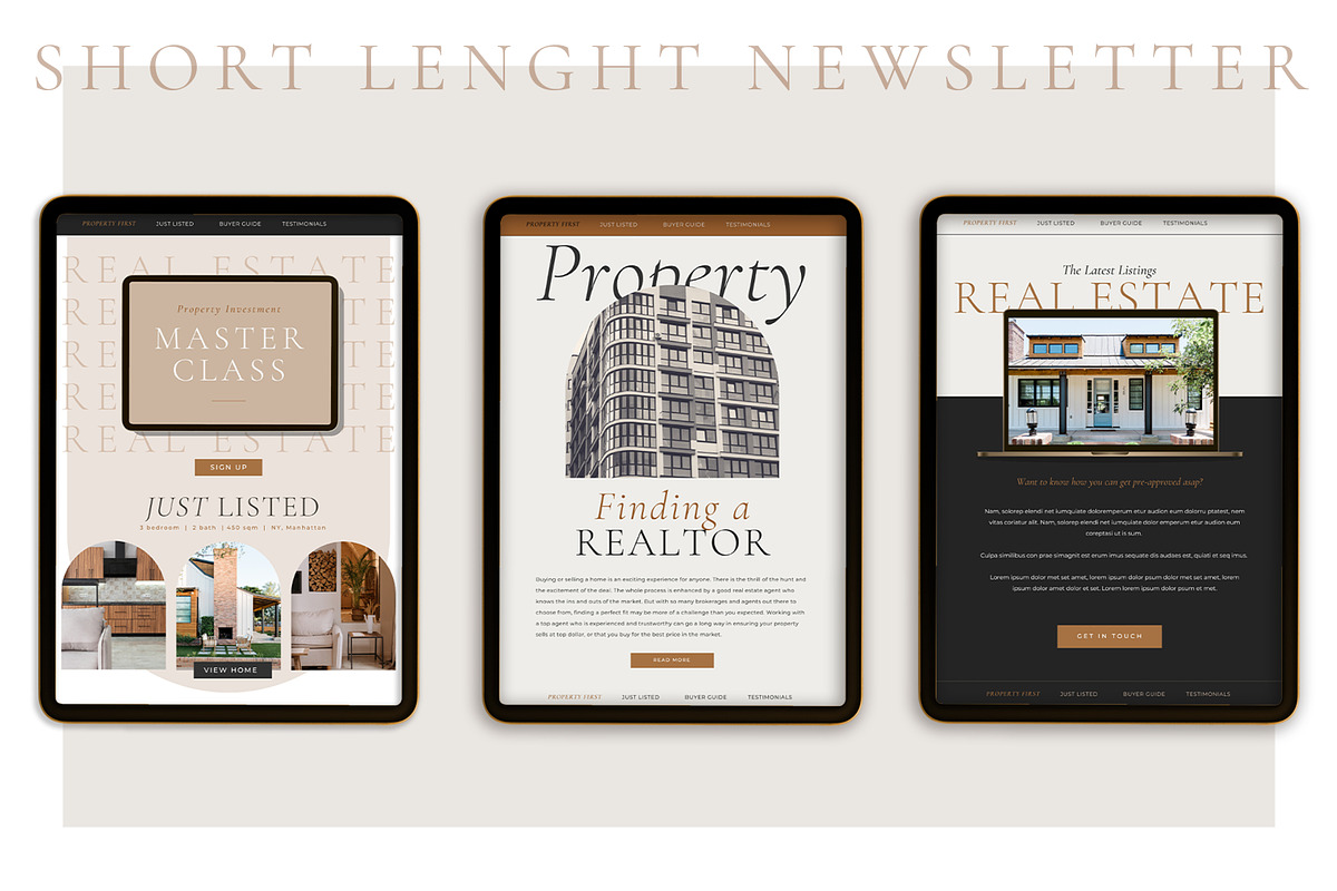 Real Estate Canva Newsletter, an Email Template by Marigold Studios (Photo 5 of 10)