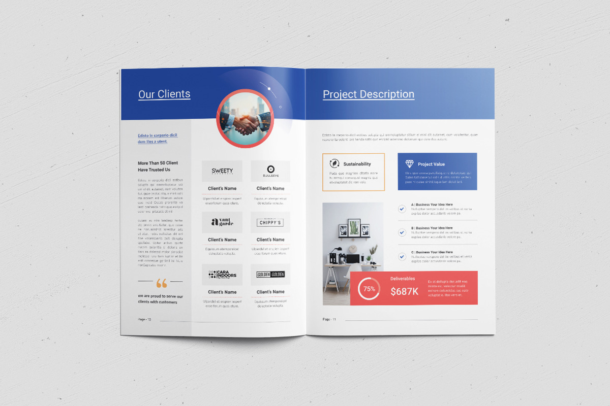 Project Proposal | Business Brochure, a Brochure Template by Creativity-Design (Photo 7 of 12)