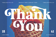 Mingle Heaven Groovy Retro Serif, a Serif Font by timelesstype.co (Thumbnail 20 of 20)