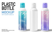 WHITE PLASTIC BOTTLE MOCKUP, a Mask Mockup by Moonlight Creative (Thumbnail 1 of 4)