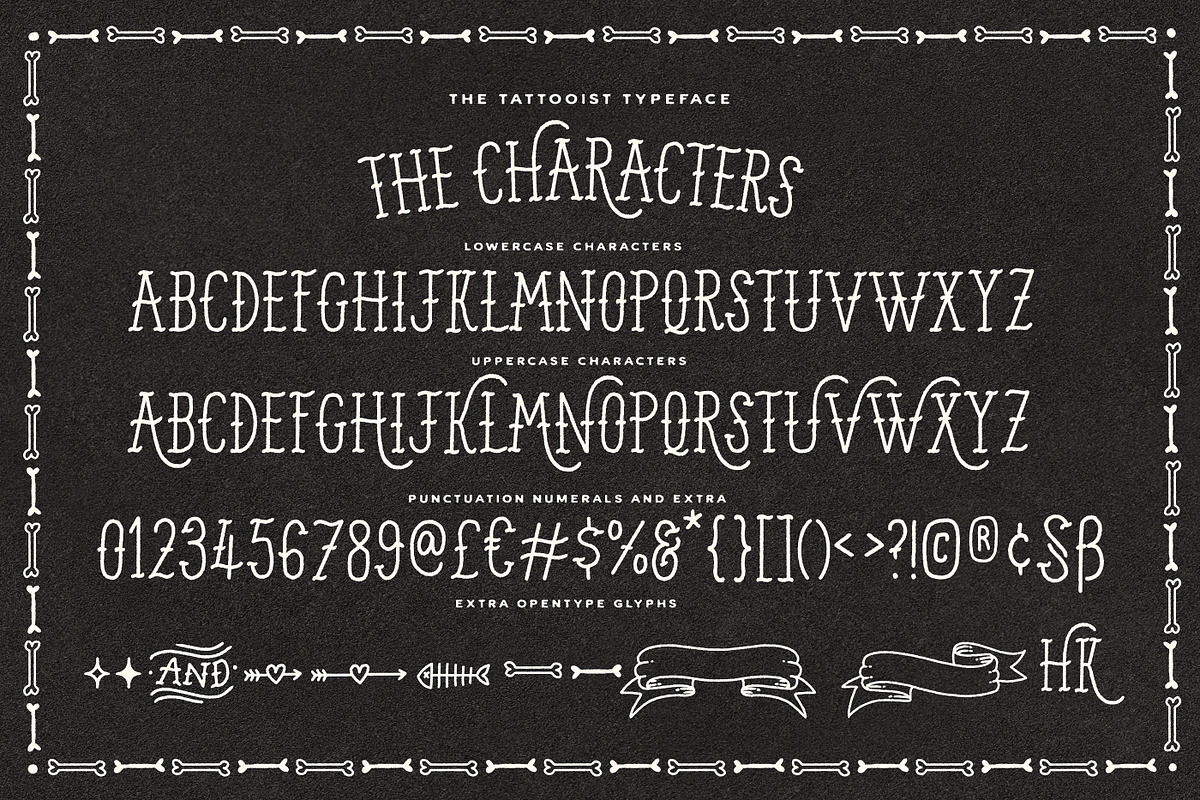 The Tattooist Typeface, a Blackletter Font by Nicky Laatz (Photo 10 of 12)
