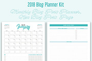 Printable Blog Planner Kit for 2018, a Stationery Template by MOD (Thumbnail 3 of 4)