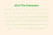 CS Blimie Dashed, a Script Font by Craft Supply Co. (Thumbnail 8 of 8)