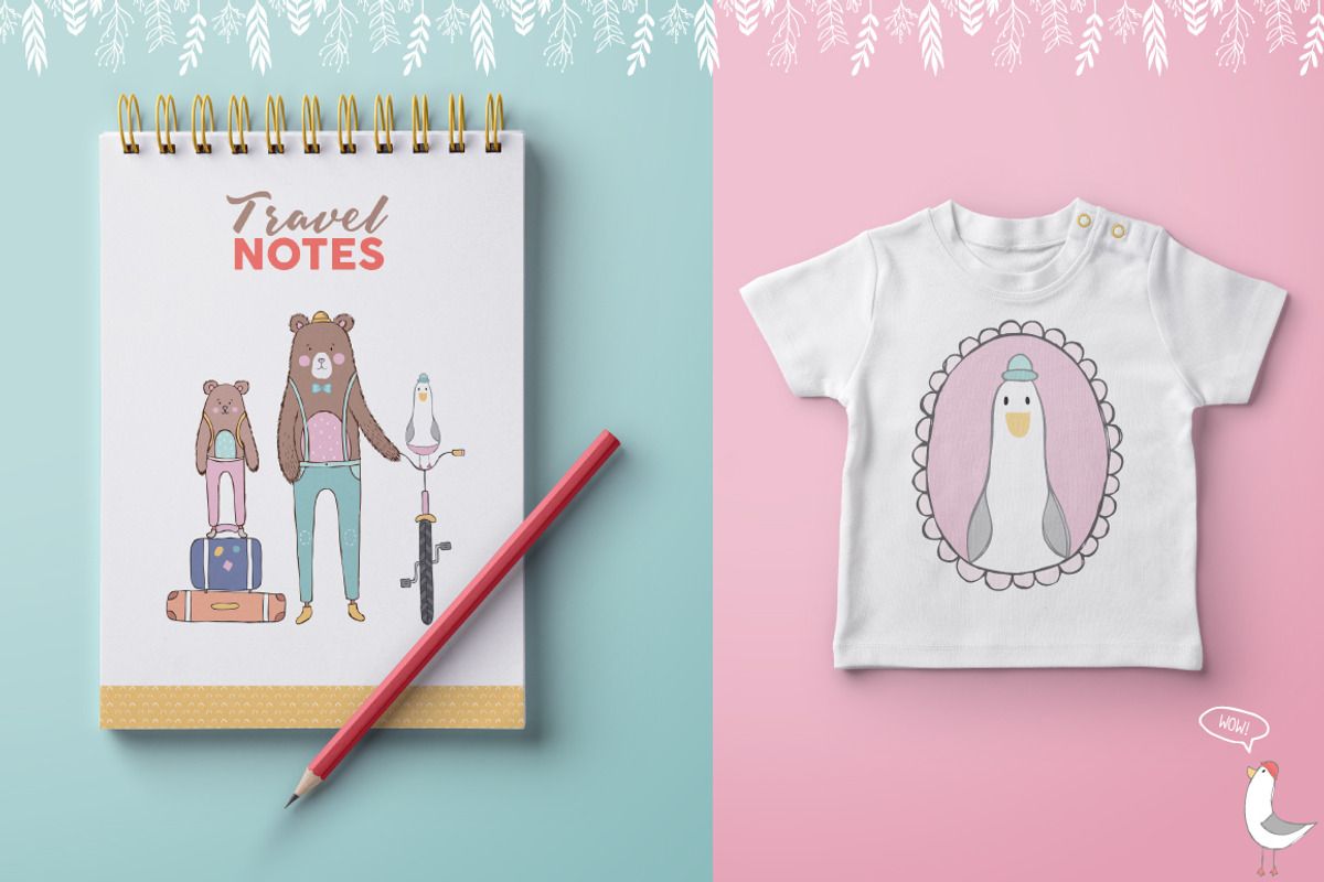 Adventure Collection, an Animal Illustration by Julia Dreams