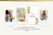 White and Gold Instagram Template, a Social Media Template by Innova Studio (Thumbnail 8 of 10)