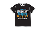 Open Heart Surgery Shirt Design, a Graphic by Vector Portal (Thumbnail 4 of 5)