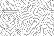 Monochrome Triangle Patterns, a Pattern Graphic by Gudiny (Thumbnail 11 of 11)
