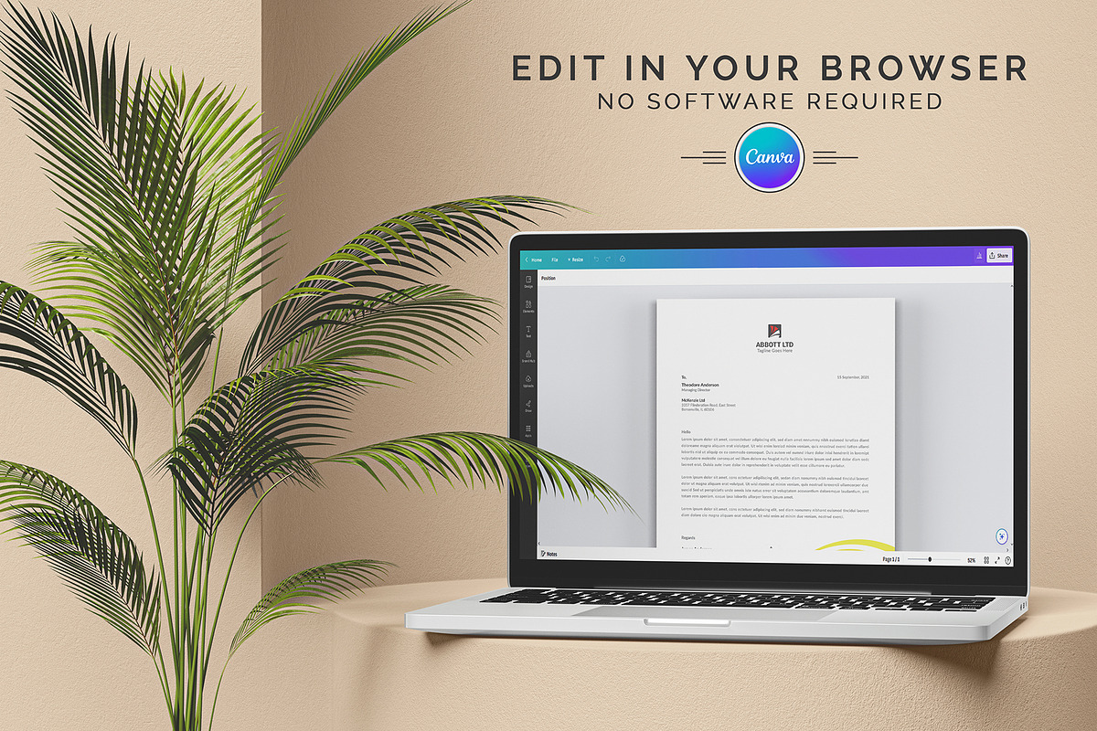Letterhead, a Stationery Template by DesignDevisers (Photo 8 of 10)