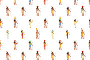 Egyptian gods seamless pattern, a Pattern Graphic by Good Studio (Thumbnail 2 of 4)
