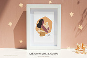 Cat Lady Graphic Set, an Animal Illustration by svetlana.belaia (Thumbnail 2 of 7)