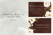 Noble white peonies, an Invitation Template by Helen Halik art (Thumbnail 4 of 9)