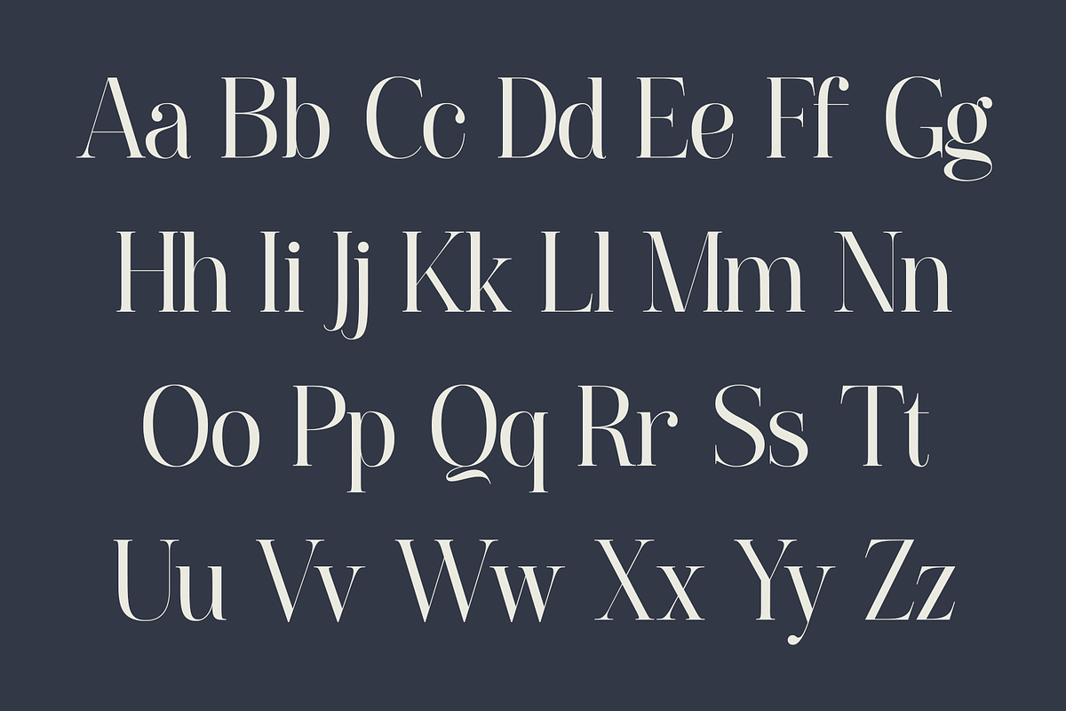 Paradizo - Elegant Serif Font, a Serif Font by Surplus Type Co (Photo 2 of 8)