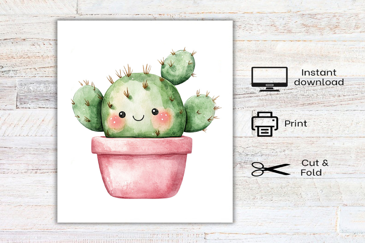 Watercolor Boho Baby Clipart Bundle, an Illustration by Canvas Craft (Photo 7 of 7)
