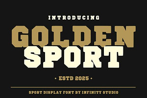 Golden Sport, a Blackletter Font by Fourteen Letter