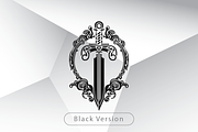Sun Sword Crest Logo Template, a Branding & Logo Template by Heavtryq Design (Thumbnail 3 of 4)