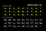 NEXUS-G | Modern Pixel Font, a Sans Serif Font by Nol 3 Studio (Thumbnail 4 of 9)