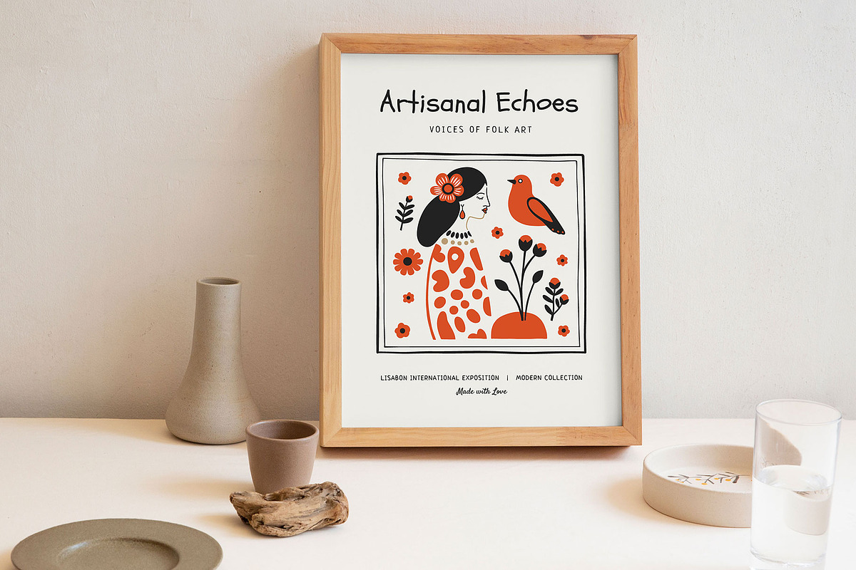 Modern Folk | Wall Art Creator, an Object Graphic by Leleka.Store (Photo 6 of 20)