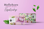 Hellebore Floral Seamless Pattern, a Decorative Illustration by AnitaPol (Thumbnail 6 of 12)