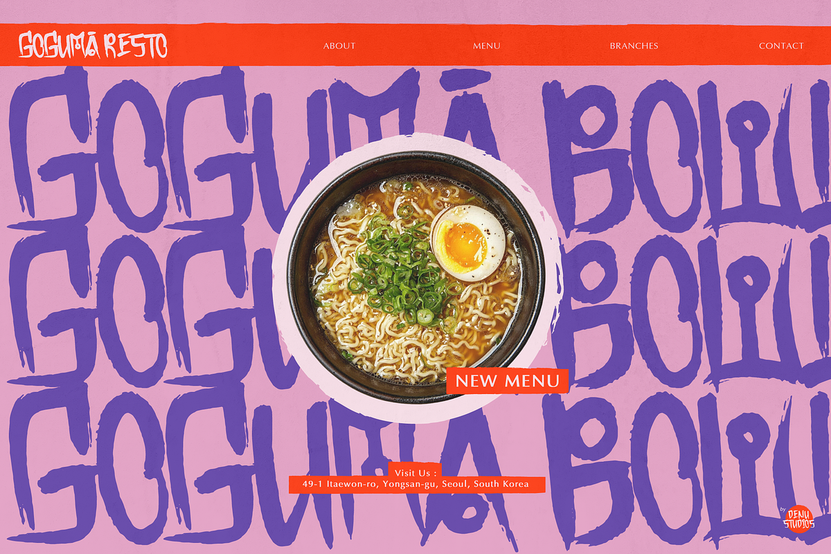 Baenim | Korean Solid Brush, a Handwritten Font by Denustudios (Photo 6 of 12)