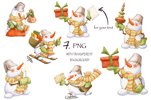 Snowmen Clipart