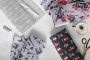 Paris Fashion Fabric 63 Patterns Kit, a Pattern Graphic by Sopelkin (Thumbnail 3 of 3)