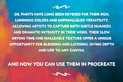 Traditional Oils for Procreate, a Brush Add-On by Mels Brushes (Thumbnail 7 of 8)
