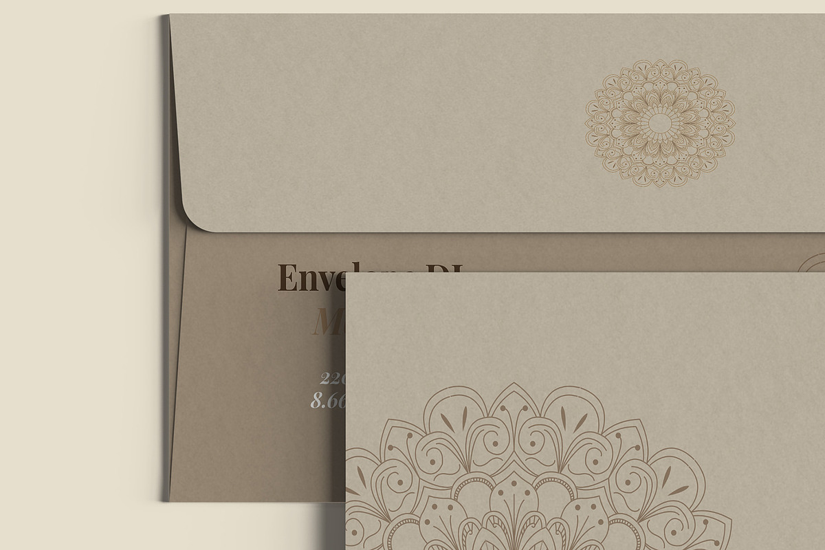 Envelope DL Mockup - 12 Views, an Advertising Mockup by Illusiongraphic (Photo 24 of 27)