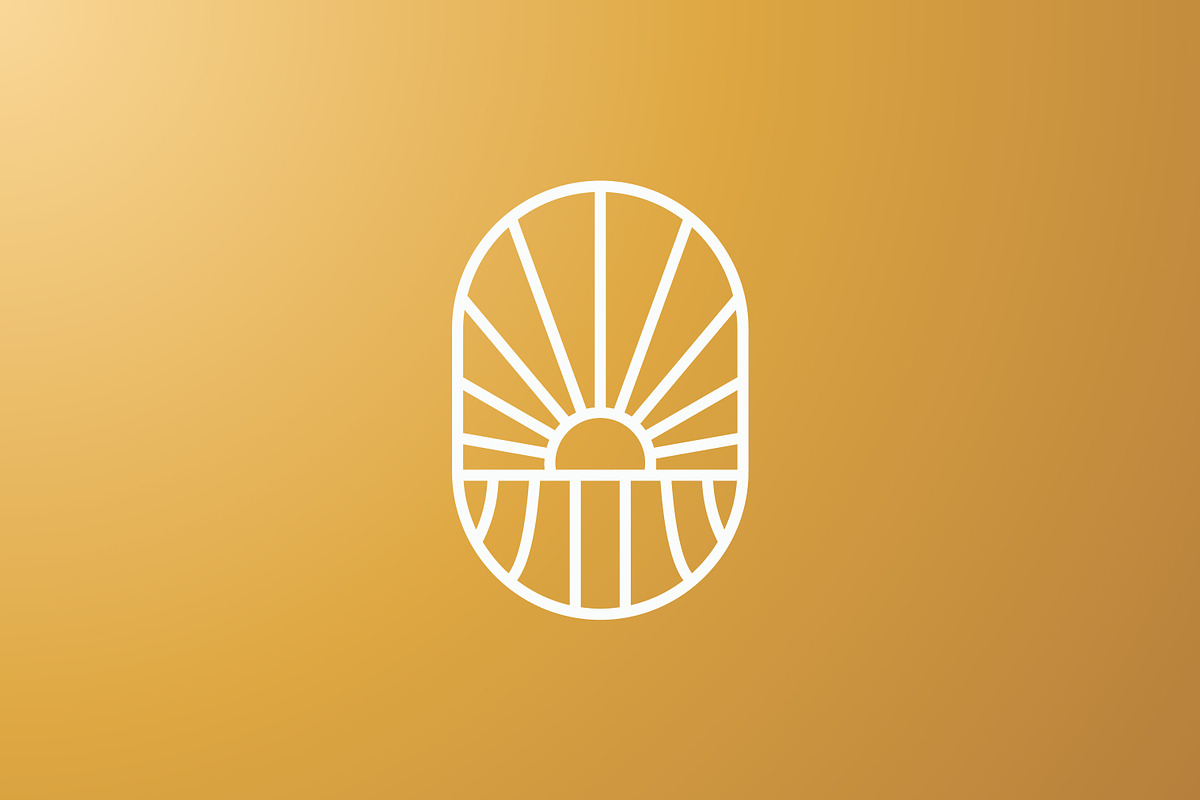 Abstract Dawn Logo Linear Gold, a Branding & Logo Template by Signatoro (Photo 3 of 3)