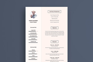 Pro Resume Cv Template