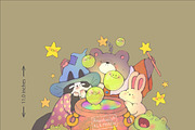 Good Mood Potion, an Animal Illustration by Anastasiya Klempach (Thumbnail 4 of 9)