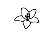 Black Lily Flower Vector Bundle, an Illustration by Designs_River (Thumbnail 48 of 51)