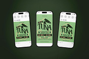 Green Vintage World Tuna Day Flyer, a Flyer Template by The Good Store (Thumbnail 2 of 2)