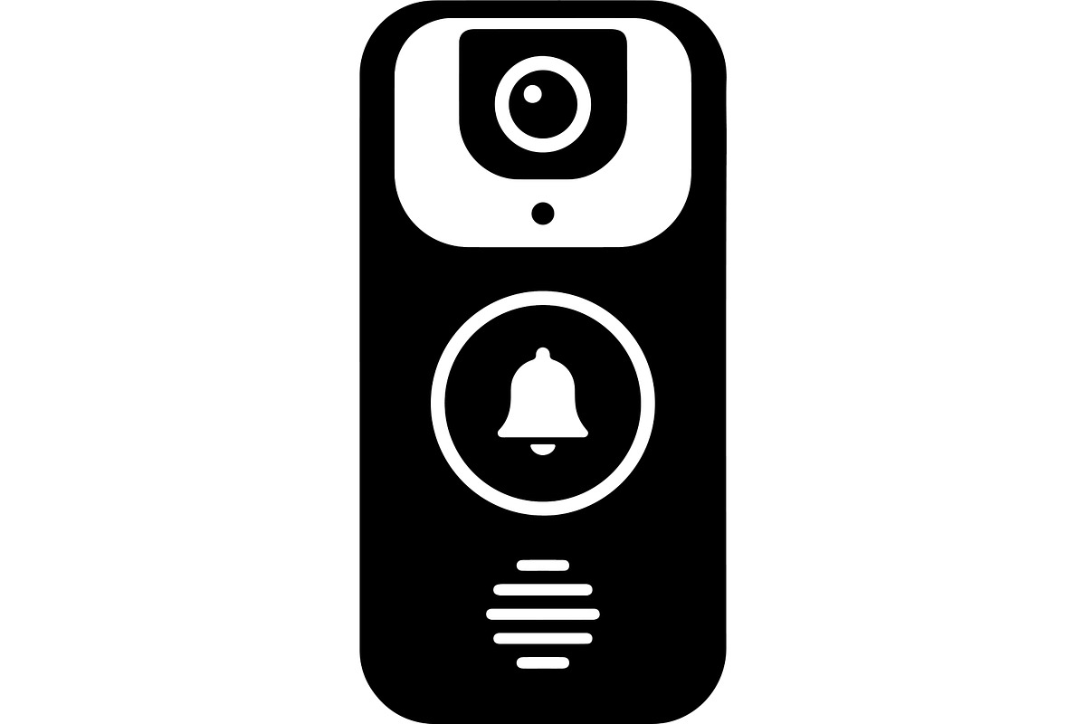 Smart doorbell and entry device, a Technology Illustration by jahid234 (Photo 3 of 11)