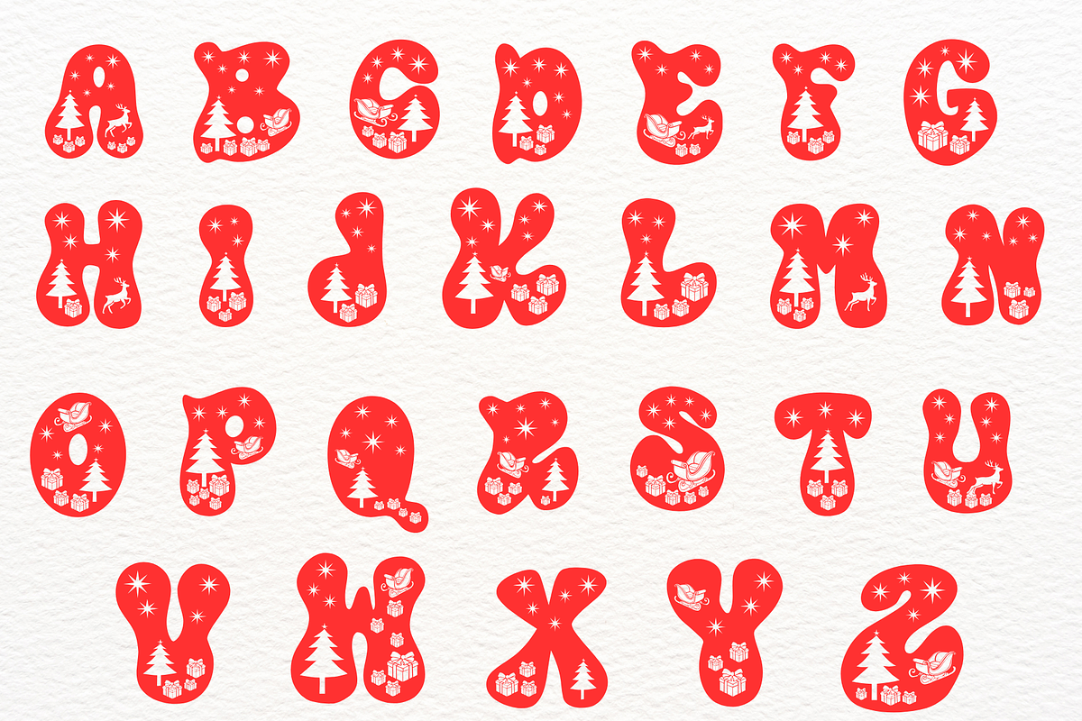 Xmas magic, a Symbol Font by Petal Pixels (Photo 2 of 8)