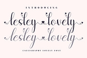 Lesley Lovely Script LS, a Script Font by GranzCreative (Thumbnail 1 of 20)