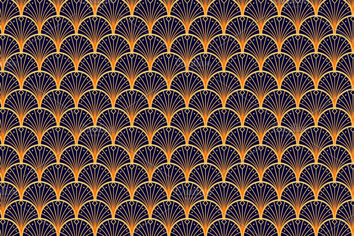 Gradient Art Deco Pattern Design, a Pattern Graphic by MISS CHATZ (Photo 3 of 3)