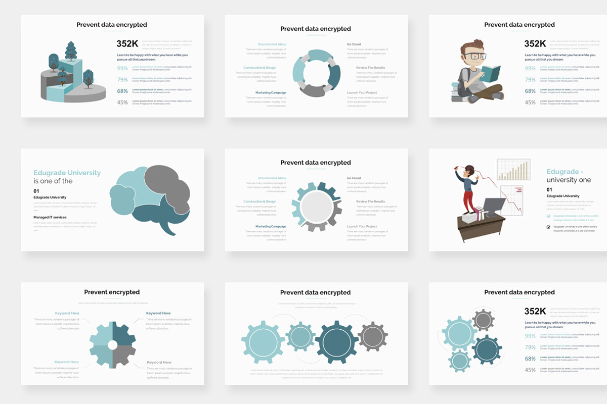 Imagine Solutions Powerpoint, a Presentation Template by One Percent Studio