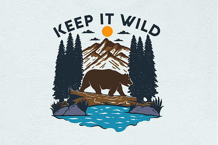 KEEP IT WILD, an Animal Illustration by Ngaula Std.