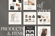 Instagram Shop Engagement | CANVA PS, a Social Media Template by Eviory (Thumbnail 10 of 19)