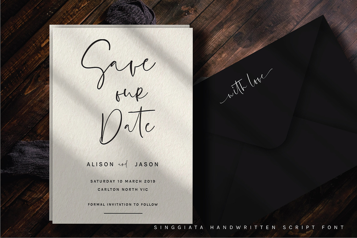 Singgiata Handwritten Font preview 2