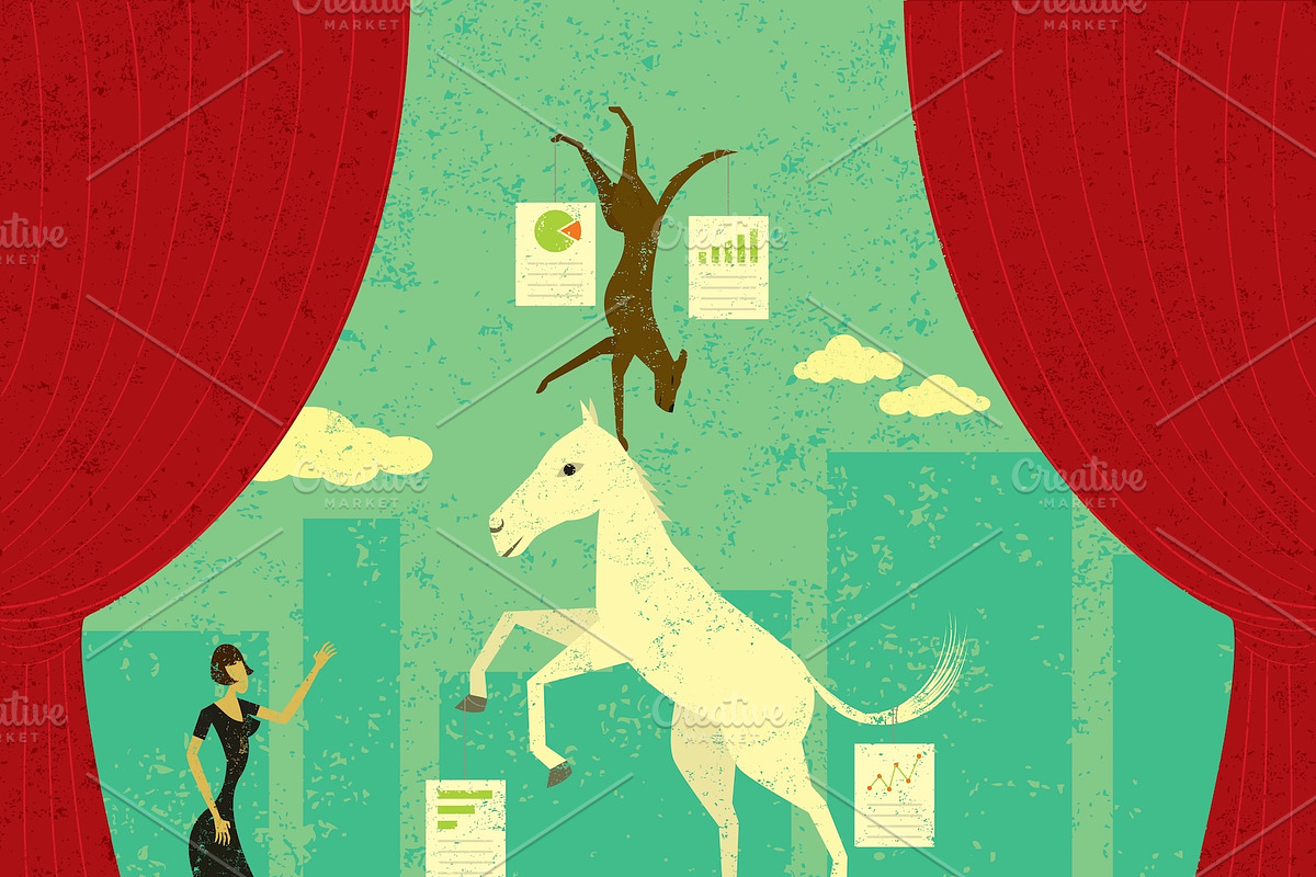 Business Concepts Bundle 11 Women, a Person Illustration by retrorocket (Photo 4 of 21)