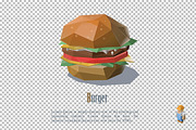 Vector burger, a Food Illustration by lemonoff (Thumbnail 2 of 2)