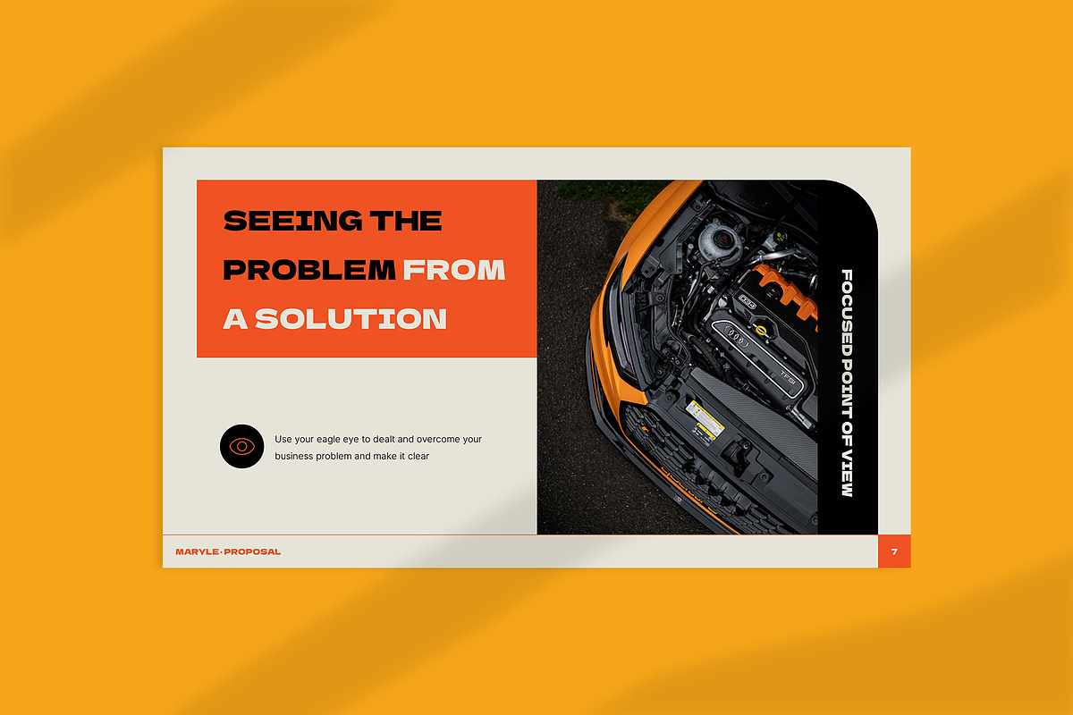 Maryle Powerpoint Template, a Presentation Template by Visuel Colonie® (Photo 5 of 9)