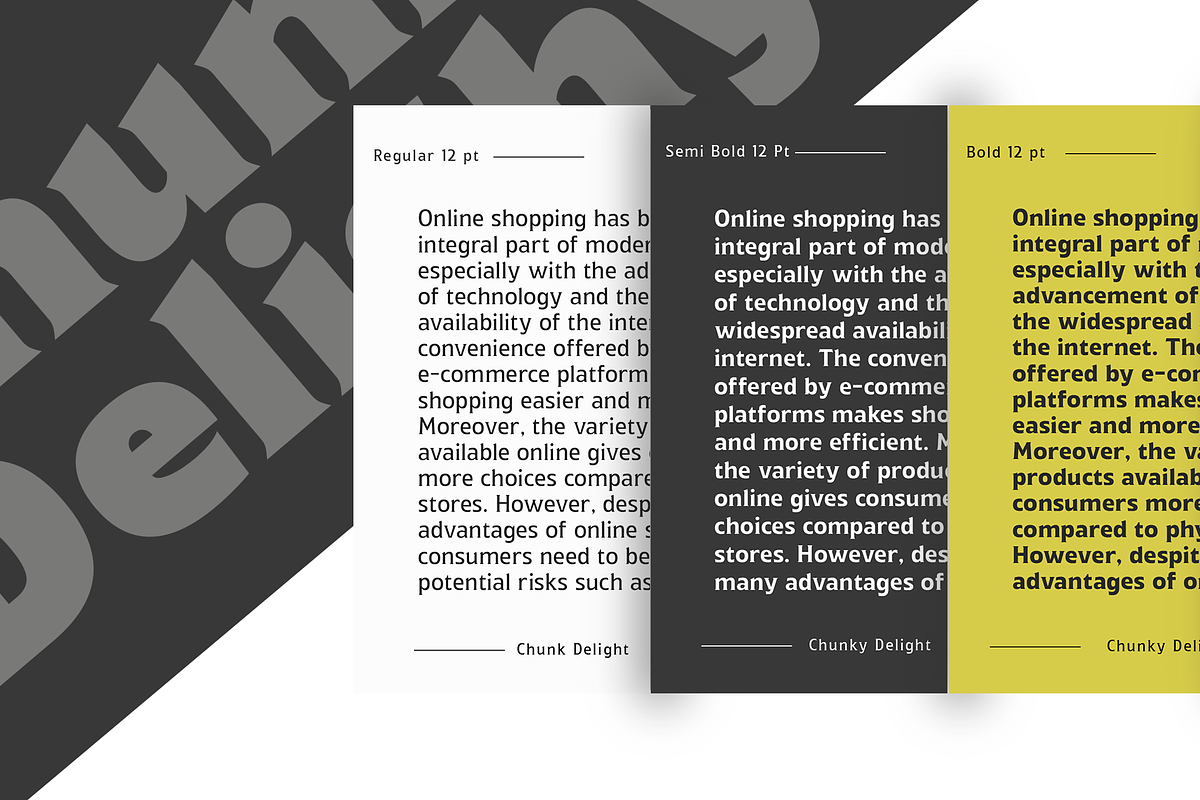 Chunky Delight, a Serif Font by Wildan Type (Photo 5 of 10)