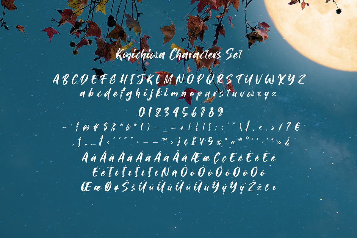 Konichiwa Handbrush Font, a Script Font by Motokiwo (Photo 10 of 10)