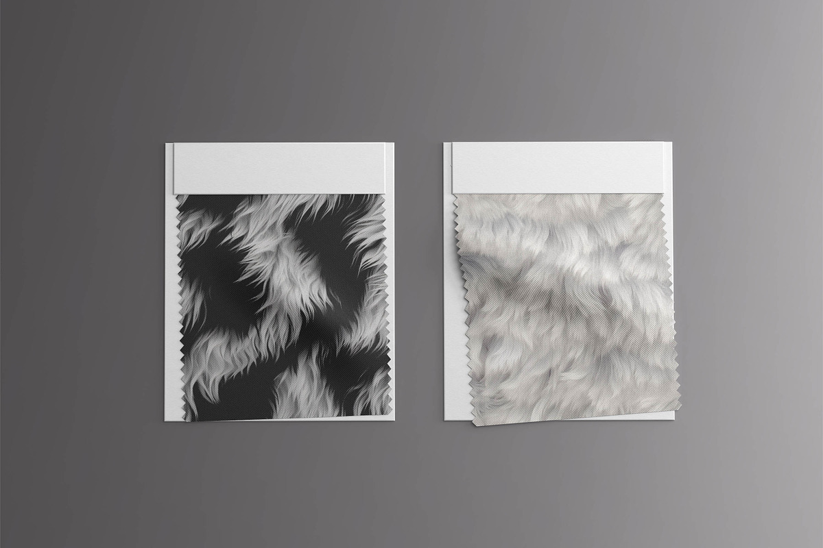 Black and White Fur Texture Pattern, a Pattern Graphic by Forhadx5 (Photo 8 of 8)