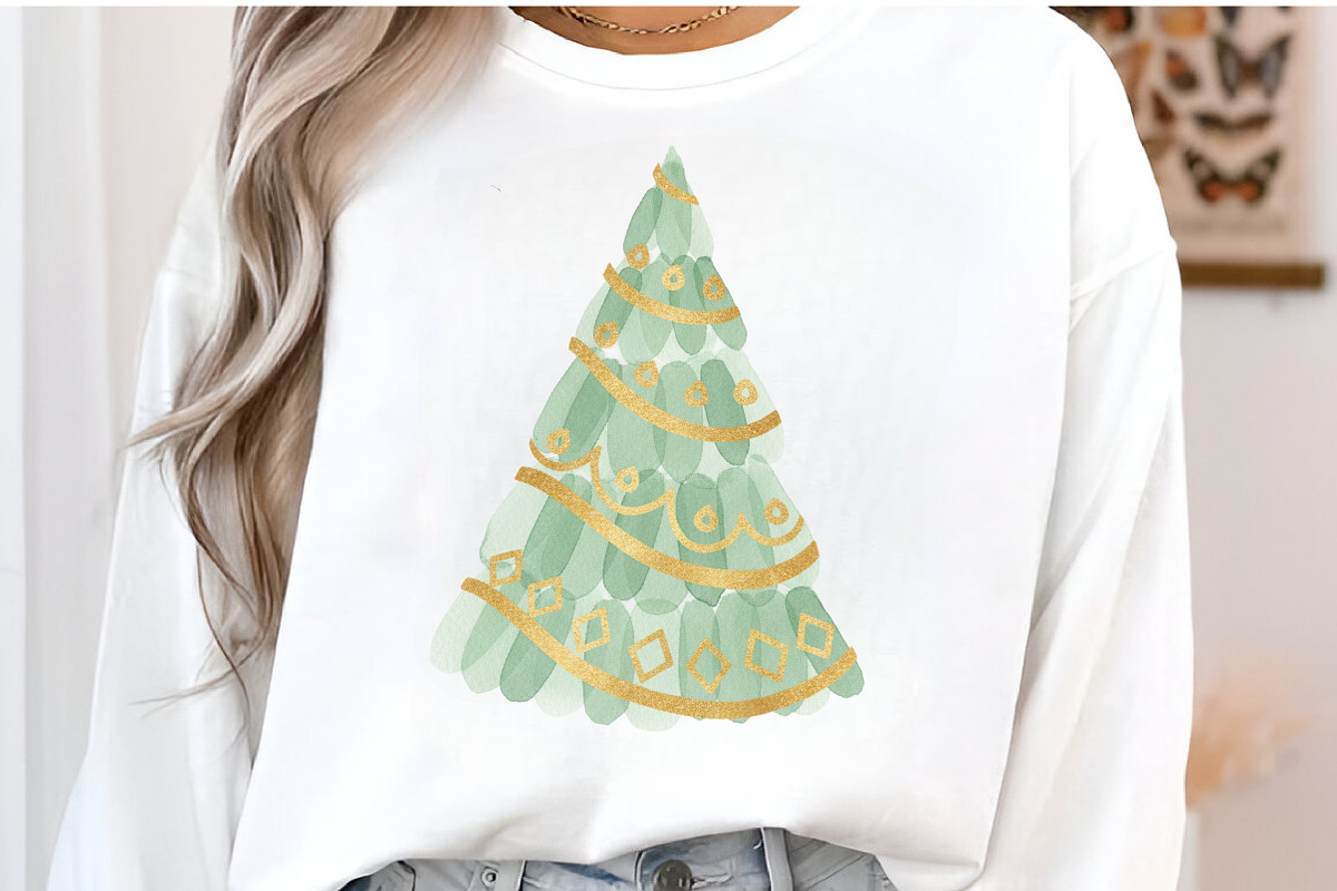 Watercolor Christmas Trees Clipart, an Illustration by SinaCreation (Photo 4 of 7)