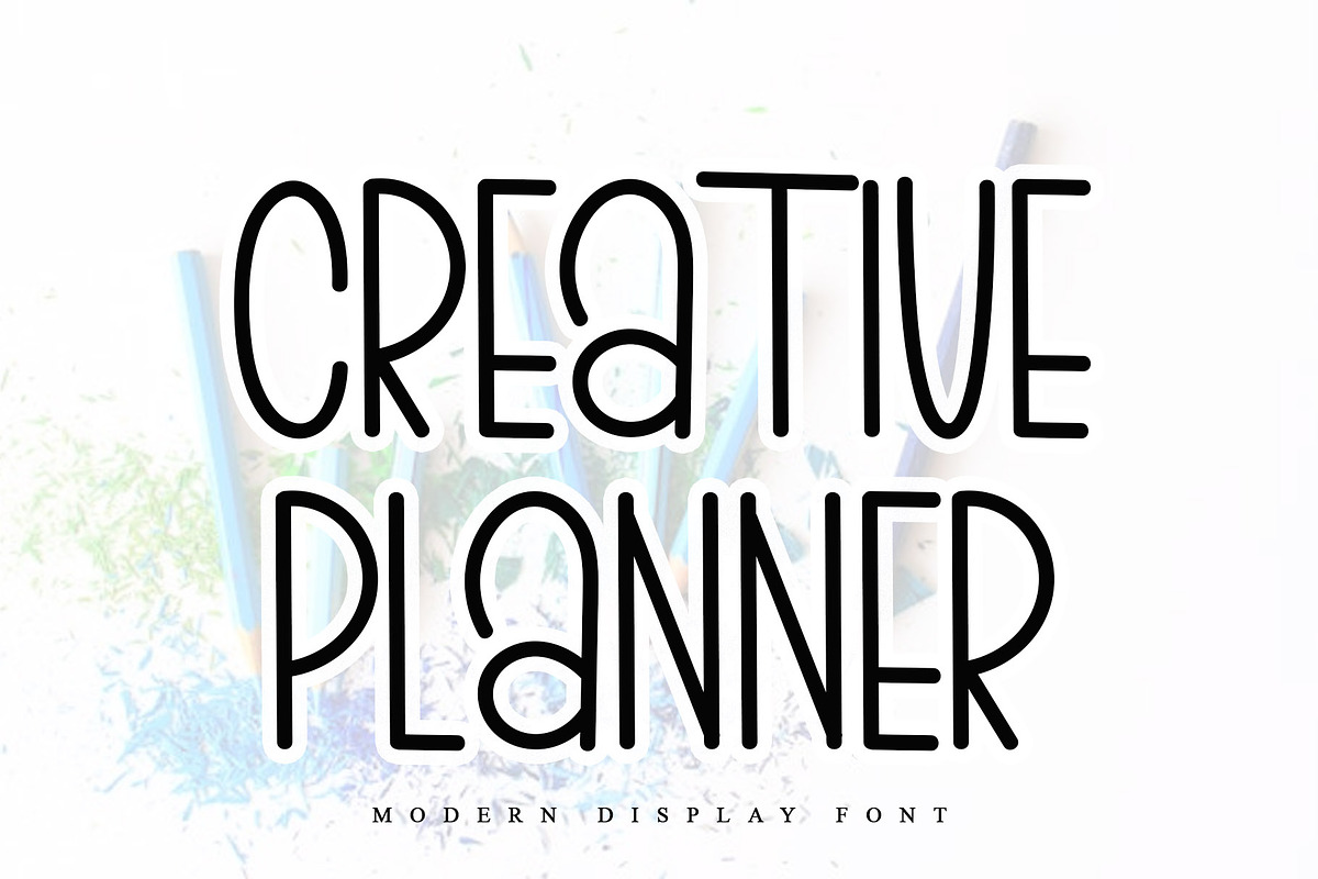 CREATIVE PLANNER, a Serif Font by InermediaSTUDIO (Photo 1 of 7)