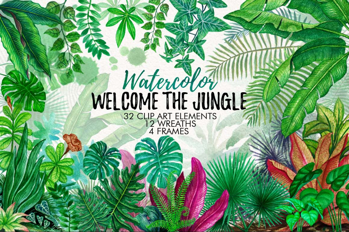 Tropical Leaves in the Jungle, an Illustration by Graphobia (Photo 2 of 9)