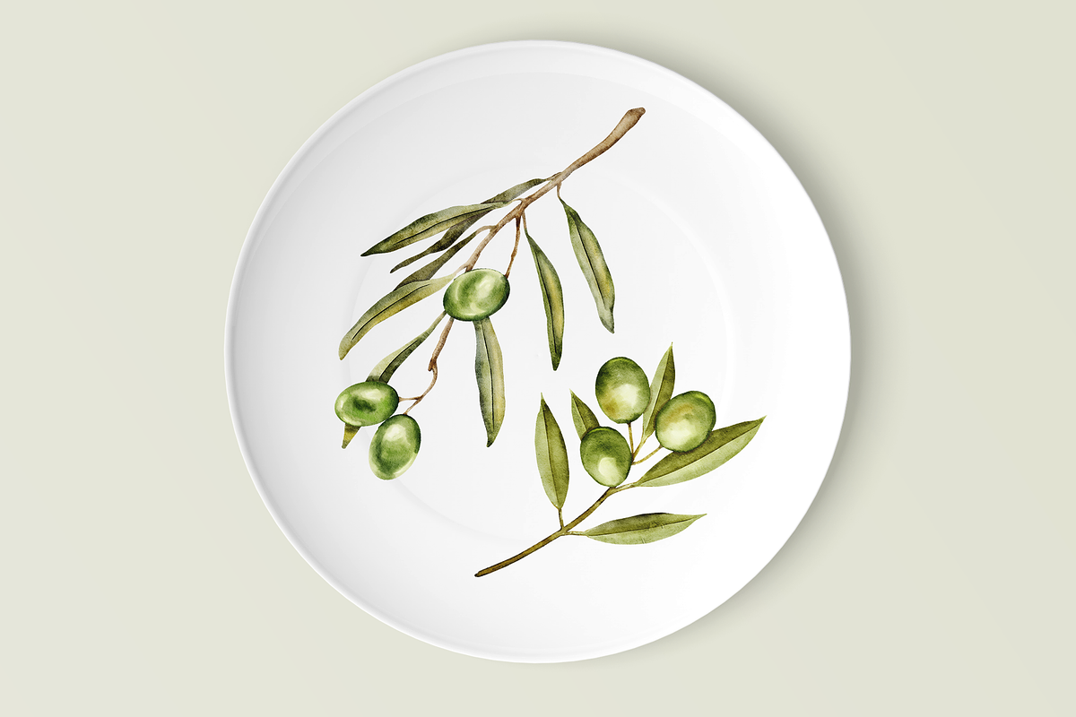 Adriatic Garden Watercolor Set, a Decorative Illustration by Aurella Art (Photo 7 of 16)